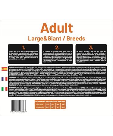 The Hunger of the Wolf Dry Dog Food - For Large or Giant Breeds Formula Good for Joint Health with Chicken Adult - 14 kg Large and Giant Breeds Chicken 14 kg (Pack of 1) - Buy Online on GoSupps.com