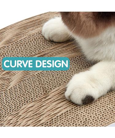 Conlun Cat Scratcher Pad - Double-Sided Anti-Slip Design | Medium-Wave White-2 Pack - Buy Online on GoSupps.com