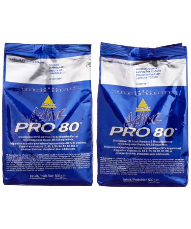 Inkospor Active Proteinshake Pro 80 bags 2-pack (2 x 500 g) Chocolate/Raspberry Yoghurt 1-pack (1 x 1 kg)