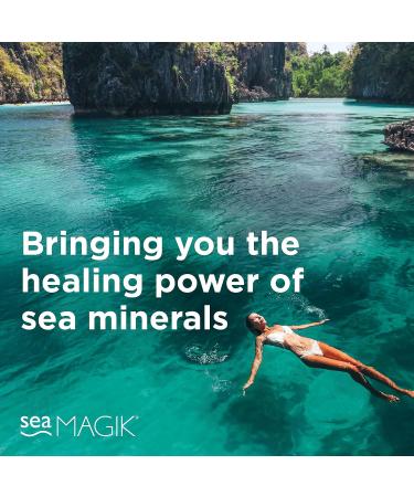 Sea Magik - Vegan Body Wash with Dead Sea Salt Refreshing and Cleansing Gel and Bath Soak Allergen Free for All Skin Types Hydrating Soothes Psoriasis and Eczema Cruelty Free (490ml) - Buy Online on GoSupps.com
