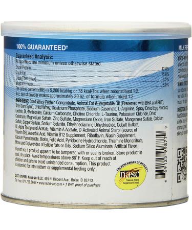Nutri-Vet Milk Replacement for Kittens with Probiotics - 12oz Formula - Buy Online on GoSupps.com