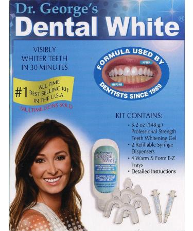 Dr. George's Dental White Whitening Kit for Two - Professional Teeth Whitening Treatment - Buy Online on GoSupps.com