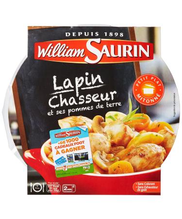 William Saurin L'Assiette Du Jour Hunter Rabbit & His Potatoes 280 g