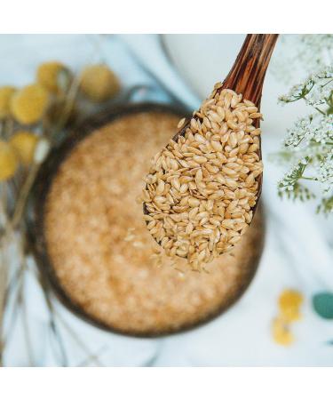 AHO Golden Flax Seeds 850g Organic German Superfood 100% Plastic-Free Eco-Friendly Tasteless International Shipping - Buy Online on GoSupps.com