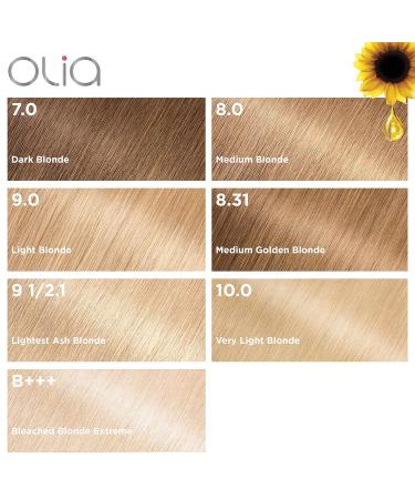 Garnier Hair Color Olia 9 1/2.1 Lightest Ash Blonde - Ammonia-Free Permanent Hair Dye - Buy Online on GoSupps.com