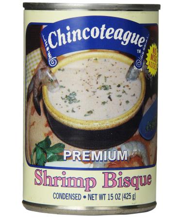 Chincoteague Seafood Shrimp Bisque, 15-Ounce Cans (Pack of 12)