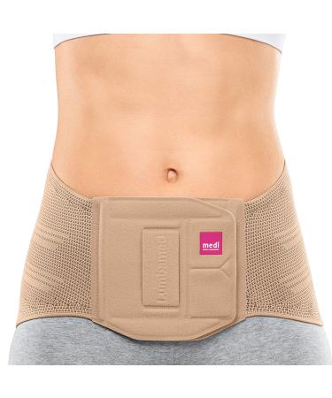 medi Lumbamed basic - back orthosis women | sand | size III | lumbar orthosis for stabilizing the lumbar spine area Sand III - women