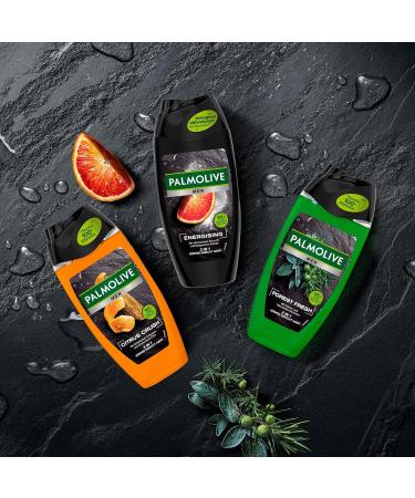  Palmolive Palmolive Energising 3-in-1 Shower Gel for Men - 6-Pack - For Body Face and Hair - With Citrus Essential Oil and Magnesium Extract - Buy Online on GoSupps.com