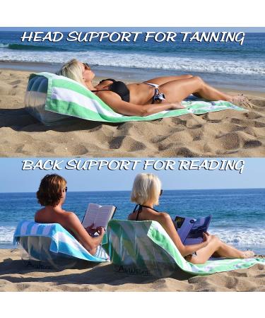 GoSports AirWedge Inflatable Beach Chair - Relax with The Comfort of Air (2-Pack) - Buy Online on GoSupps.com