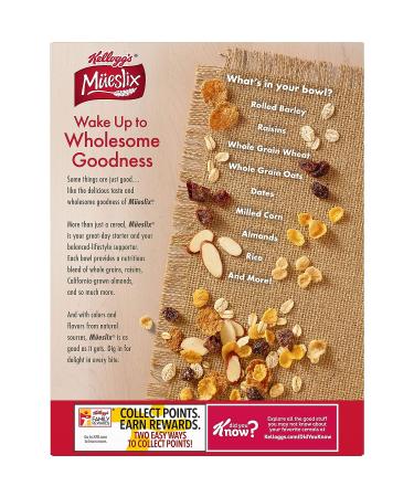 Kellogg's Mueslix Breakfast Cereal Original 16.2oz - High Fiber Source - Buy Online on GoSupps.com