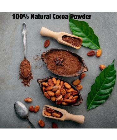 100% Ghana Natural Cocoa Powder (Royale Unsweetened) - 400g - Buy Online on GoSupps.com