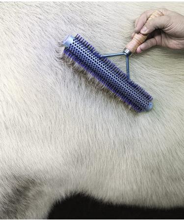 Weaver Leather Livestock Wide Range Brush - Silver/Purple | Premium Quality - Buy Online on GoSupps.com
