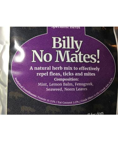 Buy Billy No Mates Anti-Ticks & Fleas Natural Powder | 1kg for Dogs Cats Rabbits & Horses - Best International Shipping - Buy Online on GoSupps.com