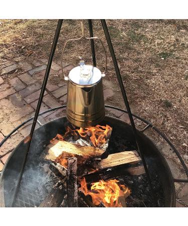 COLETTI Butte Camping Coffee Pot - Stainless Steel 14 Cup Coffee Maker for Outdoors and Stovetop - Buy Online on GoSupps.com