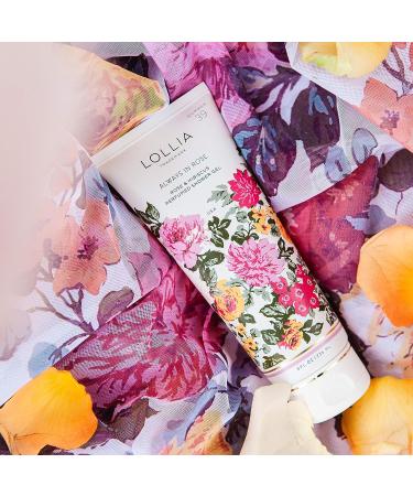 LOLLIA Always in Rose Shower Gel - Nourishing Body Wash with Shea Butter & Aloe - 8 fl oz - Buy Online on GoSupps.com