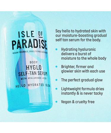 Isle of Paradise Hyglo Tanning Serum Bundle - Vegan & Cruelty-Free Sunless Tanner - Hydrating Hyaluronic Self Tan Serum for Face & Body - Buy Online on GoSupps.com