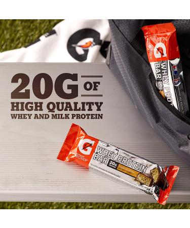 Buy Gatorade Whey Protein Bars - Chocolate Caramel, 12 Count | High Protein Snack - Buy Online on GoSupps.com