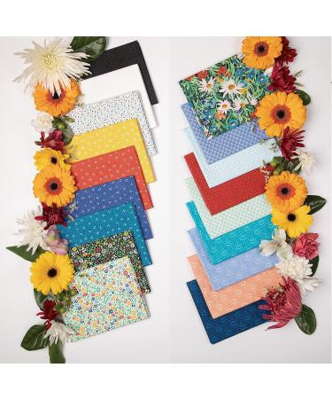 Connecting Threads Hello Daisy Fat Quarter Bundle - 100% Cotton Quilting Fabric - Buy Online on GoSupps.com
