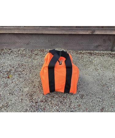 BuyBocceBalls Extra Heavy Duty Nylon Bocce Bag - Orange with Black Handles - Buy Online on GoSupps.com