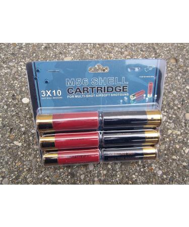 Double Eagle BBTac Airsoft Shotgun Shells 6-Pack for M56 Series Spring Shotguns - Buy Online on GoSupps.com