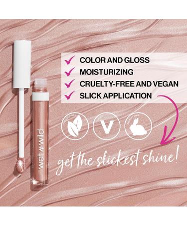 Wet n Wild Mega Slicks Lip Gloss - Long Lasting, Hyaluronic Acid Infused, High Shine - Red Past Curfew | 1 Count - Buy Online on GoSupps.com