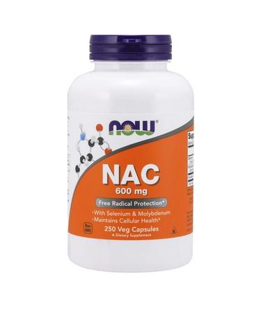 Now Foods NAC 600 mg 250 Veg Capsules