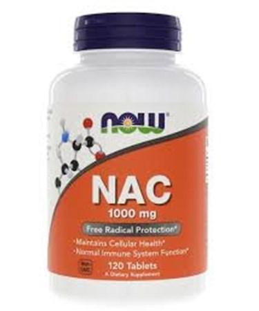 Now Foods NAC 1000 mg 120 Tablets