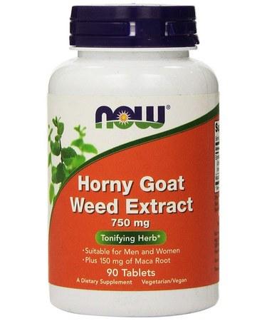 Now Foods Horny Goat Weed Extract-750 mg 90 Tablets