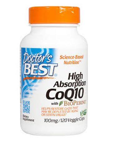 Doctor's Best High Absorption CoQ10 with BioPerine 100 mg 120 Veggie Caps