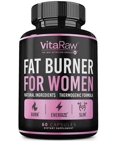 VitaRaw Fat Burners for Women - 60 Capsules