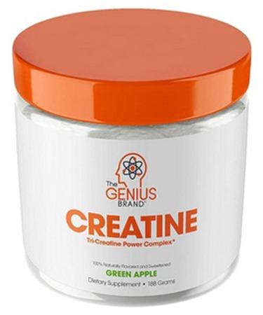 Genius Creatine Powder Post Workout Supplement - Sour Apple - 188G