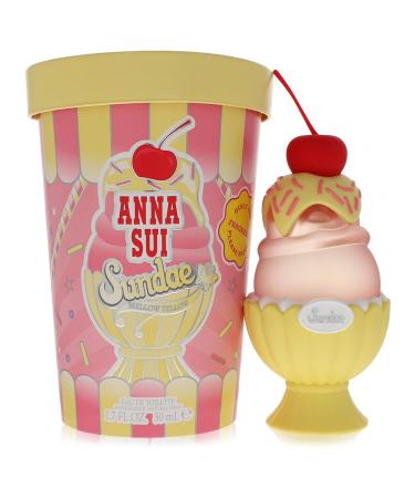 Anna Sui Sundae Mellow Yellow by Anna Sui Eau De Toilette Spray 1.7 oz for Women