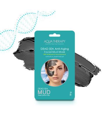 Aqua Theraby - Anti-aging Dead Sea Facial Mud Mask - 50 gm. - Buy Online on GoSupps.com