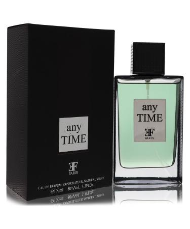 Any Time by Elysee Fashion Eau De Parfum Spray 3.3 oz for Men