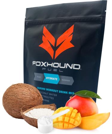 Foxhound Fuel Training Hydration Drink | Hydrate | Coconut Water | Vitamins B6 & B12 | Electrolytes | 25 Servings 2. Hydrate - Training Hydration | Coconut Mango