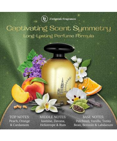 L'Orientale Fragrances Night De Paris London 100ml / 3.3oz - Oil-Based Perfumes for Women & Men Unisex Amber Spicy Eau de Parfum - Long-Lasting Up to 24 Hours Ideal for All Seasons - Buy Online on GoSupps.com