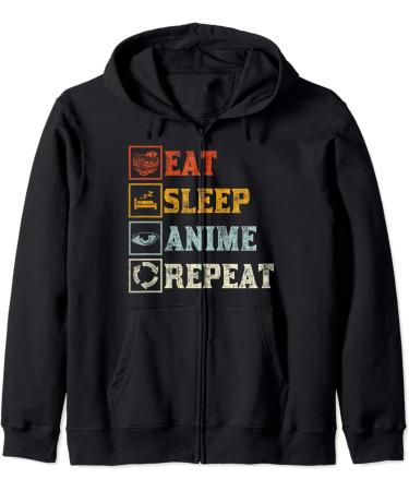 Japanese Anime Lover Otaku Kawaii Ramen Noodles Anime Zip Hoodie