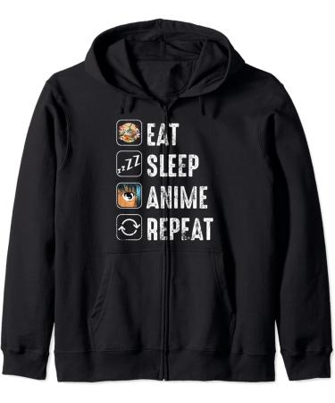 Otaku Japanese Manga Kawaii Ramen Noodles Foodie Anime Zip Hoodie
