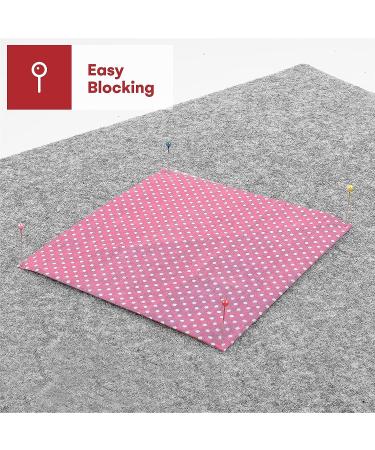 17 x 24 Wool Ironing Mat for Quilting - 100% New Zealand Wool Pressing Pad for Precision Quilting - Heat Retaining Ironing Station for Sewing Notions - Buy Online on GoSupps.com