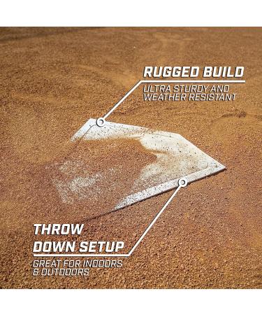 GoSports Baseball & Softball 5 Piece Base Set - Rubber Field Bases for Kids & Adults  White - Buy Online on GoSupps.com