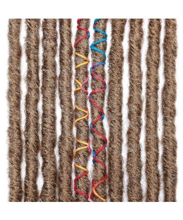 Buy Sego 18 Handmade Dreadlocks Braids Extensions - Synthetic Crochet Afro Hair (Honey Blond) | International Shipping Available - Buy Online on GoSupps.com