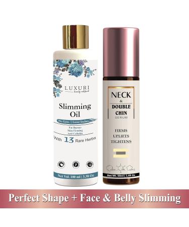 Perfect Shape Up Combo: Slimming Oil for Belly Fat & Double Chin - 150 ml | Men & Women | International Shipping - Buy Online on GoSupps.com