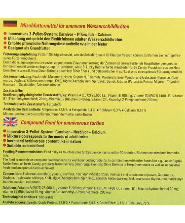 Buy Lucky Reptile Turtle Mix for Adults - 200g Pack | International Shipping Available - Buy Online on GoSupps.com