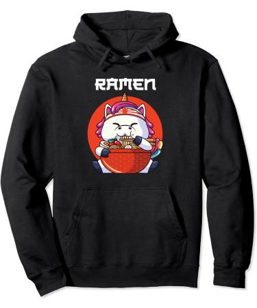 Ramen Noodle Lover Unicorn Anime Pullover Hoodie - Buy Online on GoSupps.com