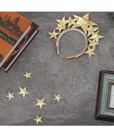 Fashband Stars Headband Gold Halo Crown Hair Band Glitter Tiara Headpiece Party Festival Costume Hair Accessories for Women and Girls - Buy Online on GoSupps.com