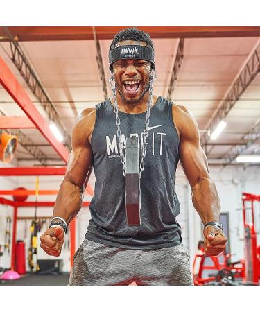 Hawk Sports Neck Harness for Strength Training - Adjustable Strap & Steel Chain for Stronger Neck & Traps - Buy Online on GoSupps.com