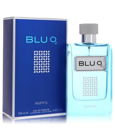 Blu o2 by Riiffs Eau De Parfum Spray 3.4 oz for Men
