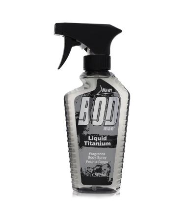 Bod Man Liquid Titanium by Parfums De Coeur Fragrance Body Spray 8 oz for Men
