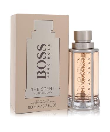 Boss The Scent Pure Accord by Hugo Boss Eau De Toilette Spray 3.3 oz for Men