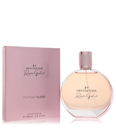 By Invitation Rose Gold by Michael Buble Eau De Parfum Spray 3.4 oz for Women